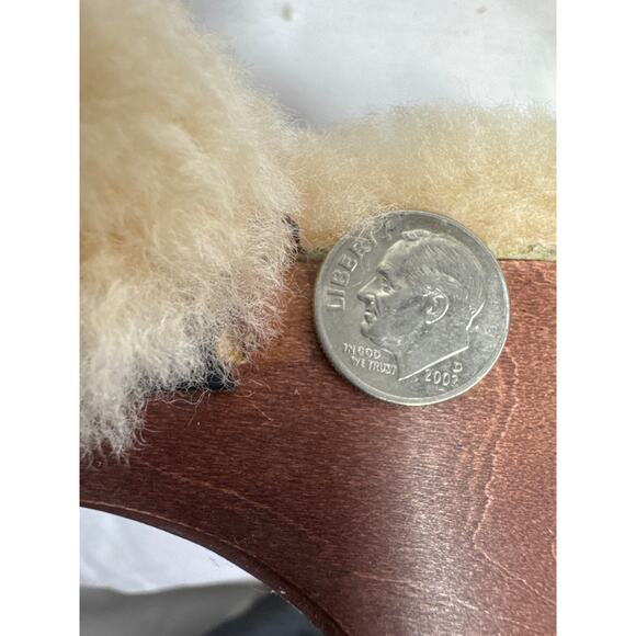 UGG Australia Black Kalie Leather and Sheepskin Lined Clog, Size 7, Women's - Picture 13 of 13